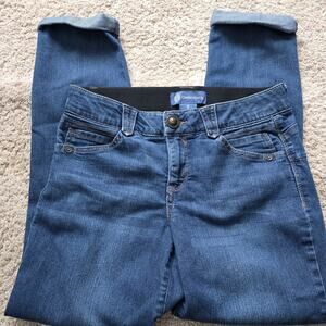 Democracy Ab Solution Women’s Size 6 Blue Stretch Jeans Mid Rise Skinny Denim